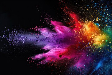 Holi color powders splash backgrounds universe purple.