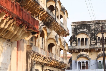 Obraz premium The Red Fort, located in Old Delhi, India, is one of the famous Indian landmarks. Here is a view inside the Delhi Red Fort