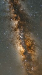 b'Amazing view of the Milky Way galaxy with stars and dust'