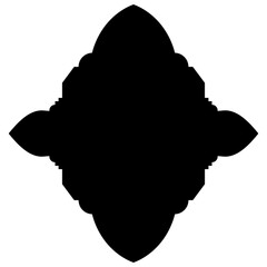 Islamic Label Emblem Shape Glyph Pictogram symbol visual illustration