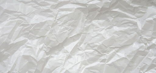 Background or crumpled white paper