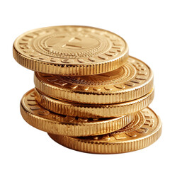 A stack of gold coins