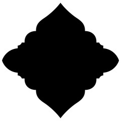 Islamic Label Emblem Shape Glyph Pictogram symbol visual illustration