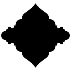 Islamic Label Emblem Shape Glyph Pictogram symbol visual illustration