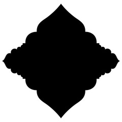 Islamic Label Emblem Shape Glyph Pictogram symbol visual illustration