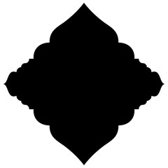 Islamic Label Emblem Shape Glyph Pictogram symbol visual illustration