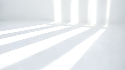 Obraz premium Natural light windows, shadows on wall paper texture, abstract background. Minimalist Background. Soft Light and Shadow Play