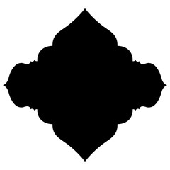 Islamic Label Emblem Shape Glyph Pictogram symbol visual illustration