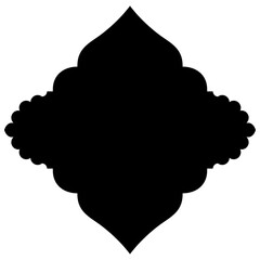 Islamic Label Emblem Shape Glyph Pictogram symbol visual illustration