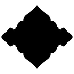 Islamic Label Emblem Shape Glyph Pictogram symbol visual illustration
