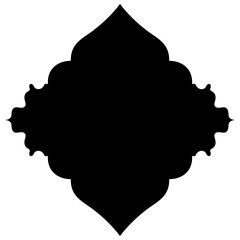 Islamic Label Emblem Shape Glyph Pictogram symbol visual illustration