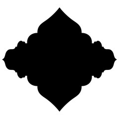 Islamic Label Emblem Shape Glyph Pictogram symbol visual illustration
