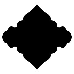 Islamic Label Emblem Shape Glyph Pictogram symbol visual illustration
