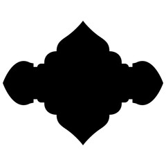 Islamic Label Emblem Shape Glyph Pictogram symbol visual illustration
