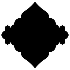 Islamic Label Emblem Shape Glyph Pictogram symbol visual illustration