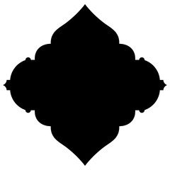 Islamic Label Emblem Shape Glyph Pictogram symbol visual illustration