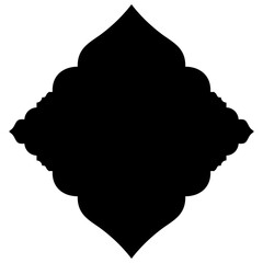 Islamic Label Emblem Shape Glyph Pictogram symbol visual illustration