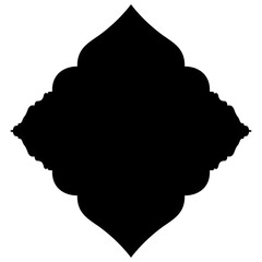 Islamic Label Emblem Shape Glyph Pictogram symbol visual illustration