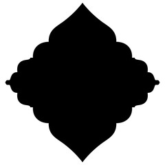 Islamic Label Emblem Shape Glyph Pictogram symbol visual illustration
