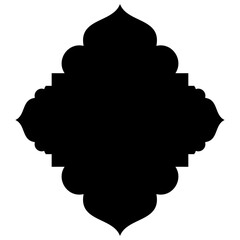 Islamic Label Emblem Shape Glyph Pictogram symbol visual illustration