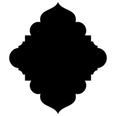 Islamic Label Emblem Shape Glyph Pictogram symbol visual illustration