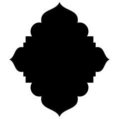 Islamic Label Emblem Shape Glyph Pictogram symbol visual illustration