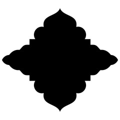 Islamic Label Emblem Shape Glyph Pictogram symbol visual illustration