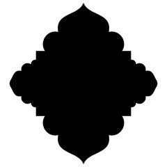 Islamic Label Emblem Shape Glyph Pictogram symbol visual illustration