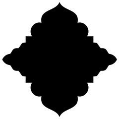 Islamic Label Emblem Shape Glyph Pictogram symbol visual illustration