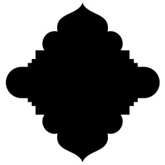 Islamic Label Emblem Shape Glyph Pictogram symbol visual illustration