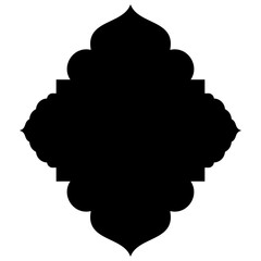 Islamic Label Emblem Shape Glyph Pictogram symbol visual illustration