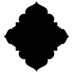 Islamic Label Emblem Shape Glyph Pictogram symbol visual illustration