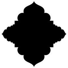 Islamic Label Emblem Shape Glyph Pictogram symbol visual illustration