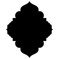Islamic Label Emblem Shape Glyph Pictogram symbol visual illustration