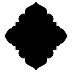Islamic Label Emblem Shape Glyph Pictogram symbol visual illustration