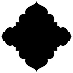 Islamic Label Emblem Shape Glyph Pictogram symbol visual illustration