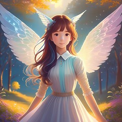 Fairy with wings