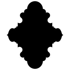 Exquisite Label Emblem Shapes: Turkish, Iranian & Arabic Traditional Glyphs for Ramadan & Eid Banners Label Emblem Shape Glyph Pictogram symbol visual illustration