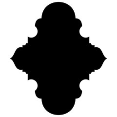 Islamic Label Emblem Shape Glyph Pictogram symbol visual illustration