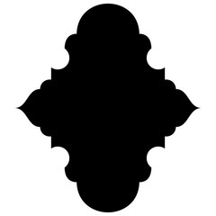 Islamic Label Emblem Shape Glyph Pictogram symbol visual illustration