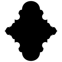 Islamic Label Emblem Shape Glyph Pictogram symbol visual illustration