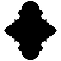 Islamic Label Emblem Shape Glyph Pictogram symbol visual illustration