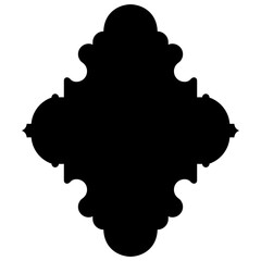 Exquisite Label Emblem Shapes: Turkish, Iranian & Arabic Traditional Glyphs for Ramadan & Eid Banners Label Emblem Shape Glyph Pictogram symbol visual illustration