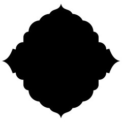 Exquisite Label Emblem Shapes: Turkish, Iranian & Arabic Traditional Glyphs for Ramadan & Eid Banners Label Emblem Shape Glyph Pictogram symbol visual illustration