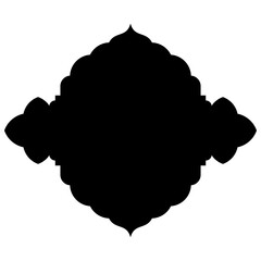 Islamic Label Emblem Shape Glyph Pictogram symbol visual illustration