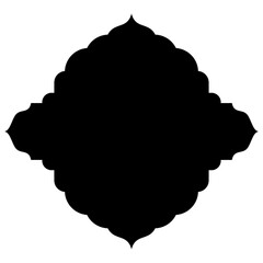Islamic Label Emblem Shape Glyph Pictogram symbol visual illustration