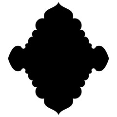 Exquisite Label Emblem Shapes: Turkish, Iranian & Arabic Traditional Glyphs for Ramadan & Eid Banners Label Emblem Shape Glyph Pictogram symbol visual illustration