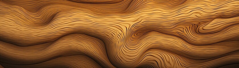 Wood grain texture with wavy pattern. - obrazy, fototapety, plakaty