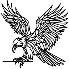 eagle with wings
