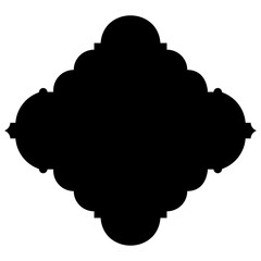 Islamic Label Emblem Shape Glyph Pictogram symbol visual illustration